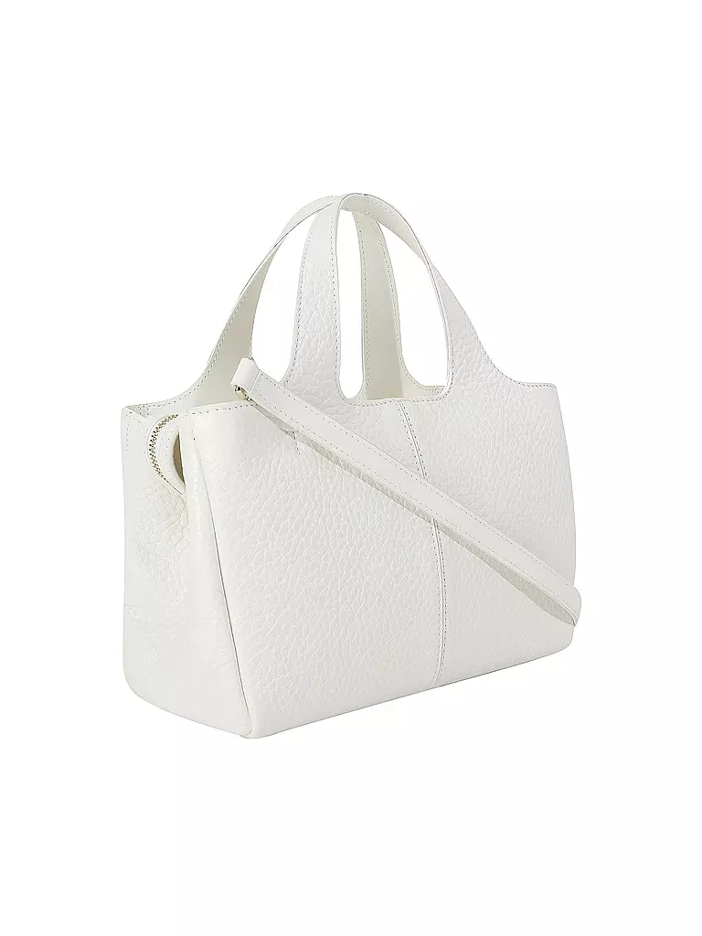 FURLA | Ledertasche - Henkeltasche Elsa S | weiss