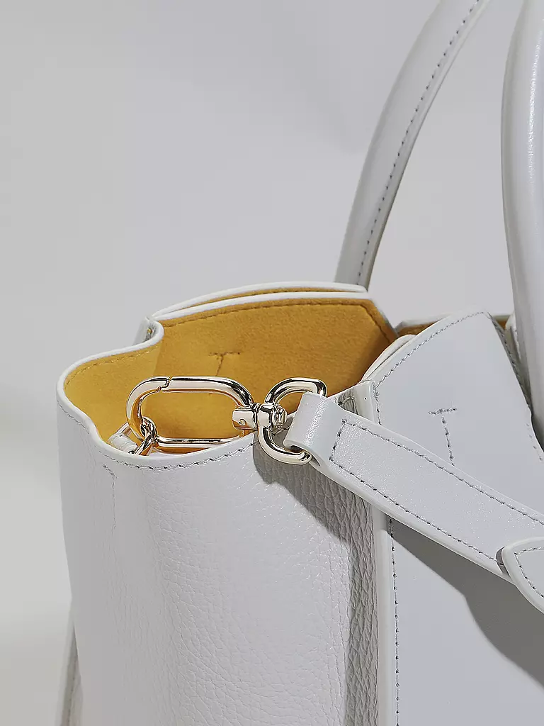 FURLA | Ledertasche - Henkeltasche GENESI Medium | creme