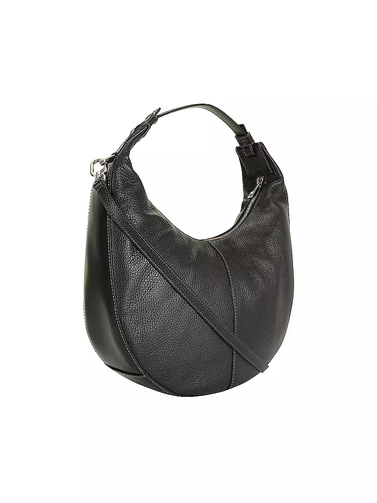 FURLA | Ledertasche - Hobo Bag MIASTELLA | schwarz