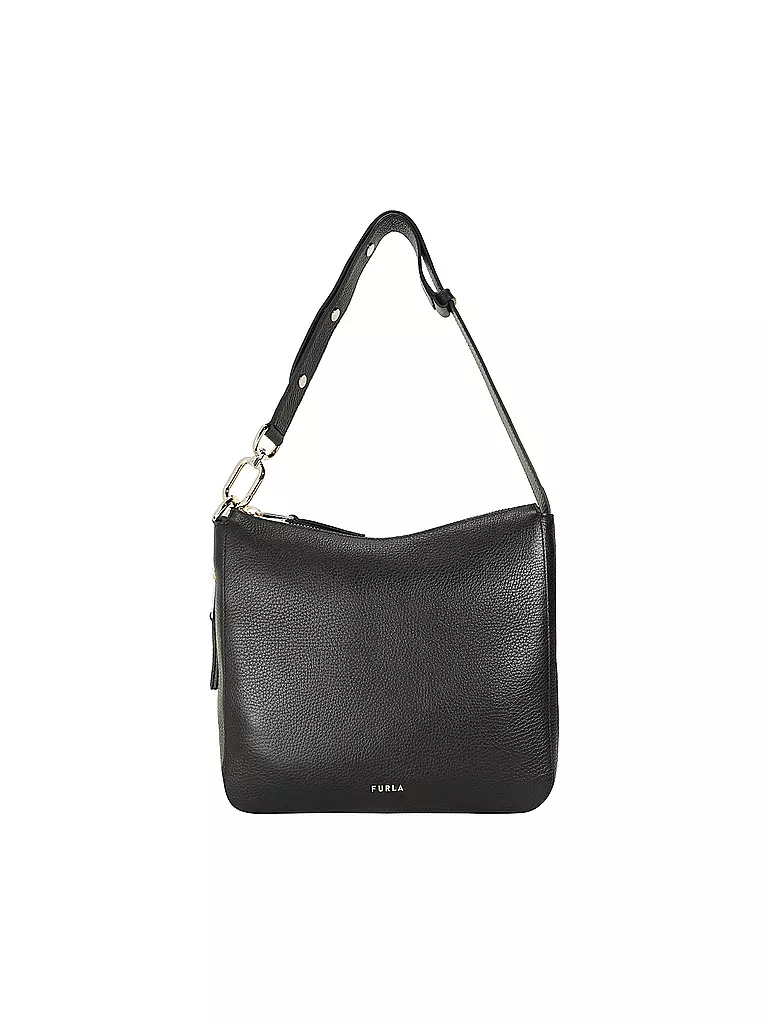 FURLA | Ledertasche - Hobo Bag SKYE Medium | schwarz