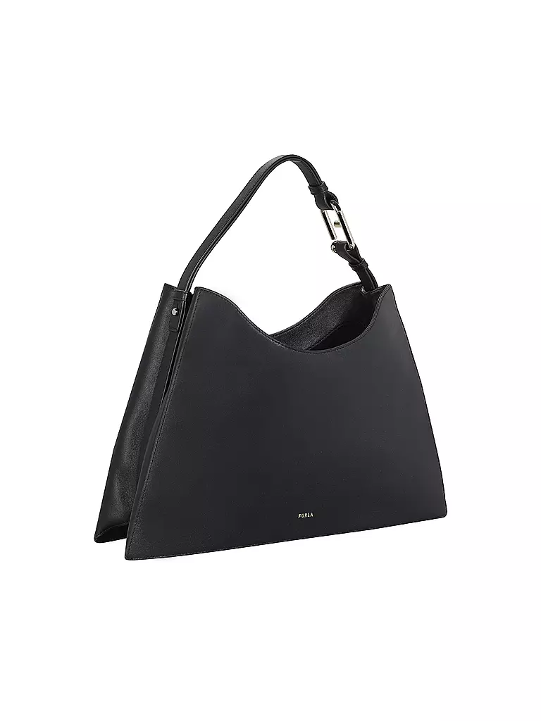 FURLA | Ledertasche - Hobo NUVOLA Large | schwarz