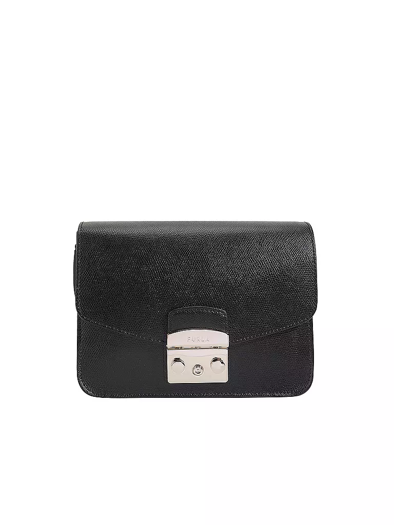 FURLA | Ledertasche - Mini Bag Metroplois | schwarz