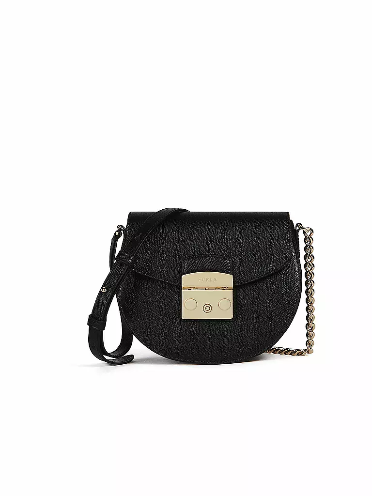 FURLA | Ledertasche - Mini Bag Metropolis Mini  | schwarz