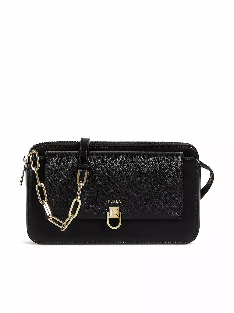 FURLA | Ledertasche - Mini Bag Miss Mimi | schwarz