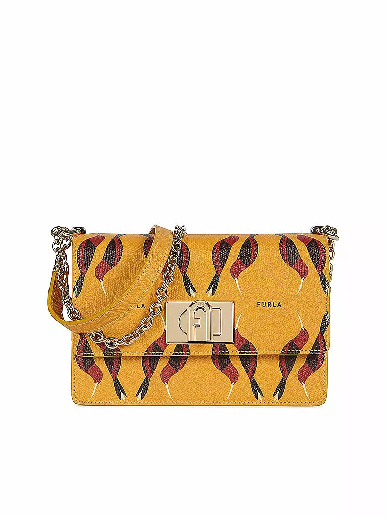 FURLA | Ledertasche - Mini Crossbody 1927 | gelb