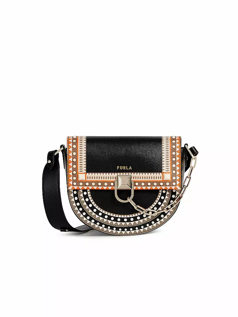 FURLA | Ledertasche - Minibag Miss Mimi | schwarz