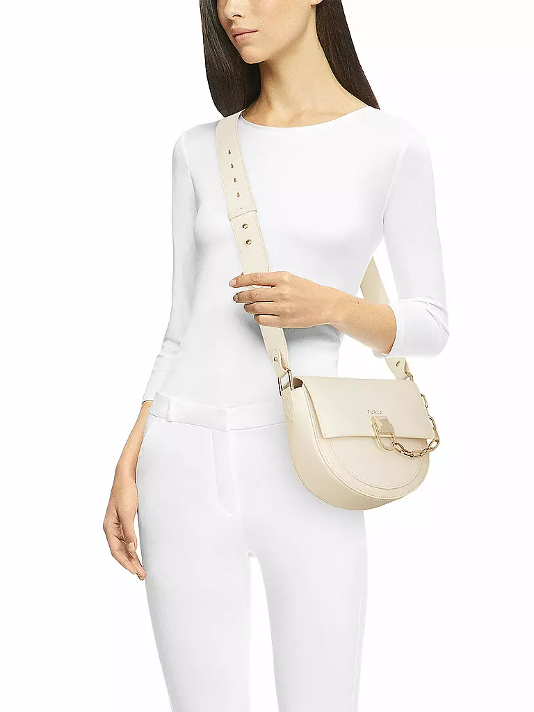 FURLA | Ledertasche - Minibag Miss Mimi | creme