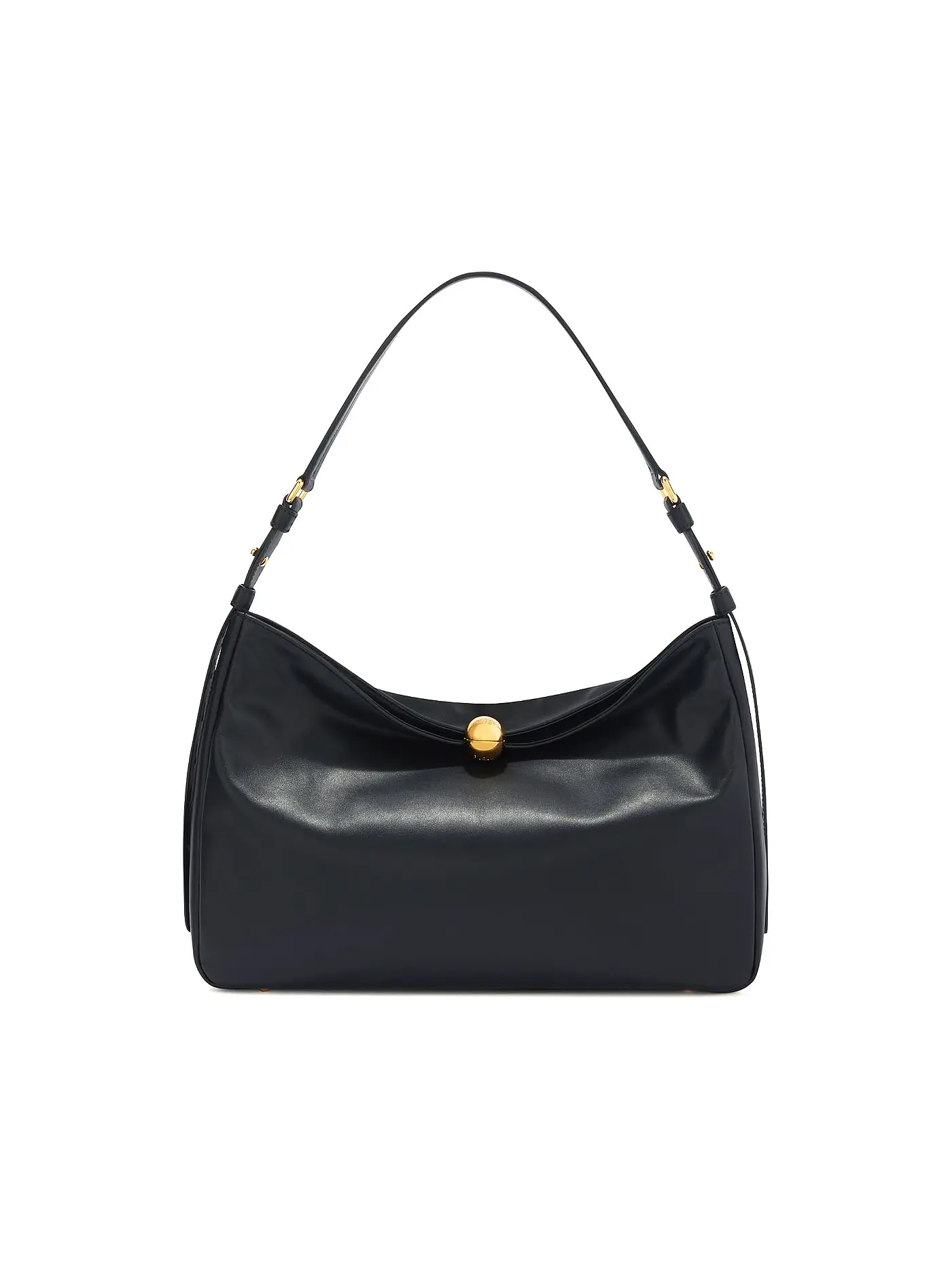 FURLA | Ledertasche - Schultertasche SFERA SOFT Large | schwarz