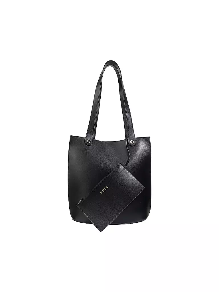 FURLA | Ledertasche - Shopper " Musa "  L  | schwarz