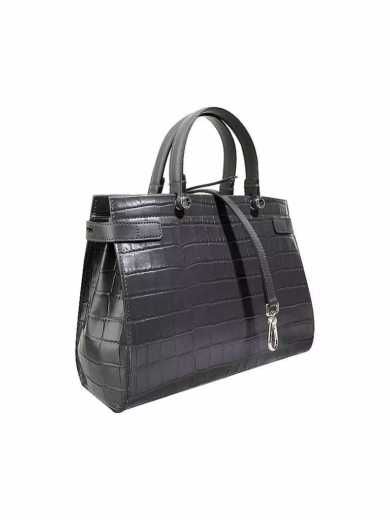 FURLA | Ledertasche - Shopper "Lady M" M | grau