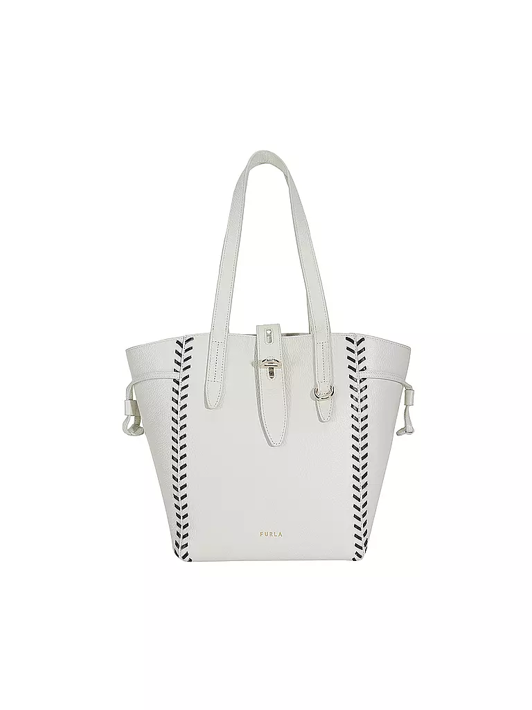 FURLA | Ledertasche - Shopper NET Medium | beige