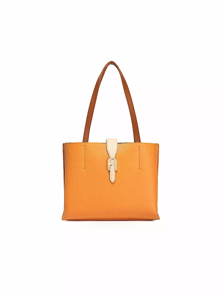 FURLA | Ledertasche - Shopper SOFIA Medium | orange