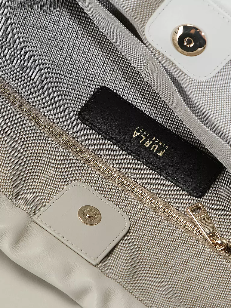 FURLA | Ledertasche - Tote Bag MIONIDO Large | creme