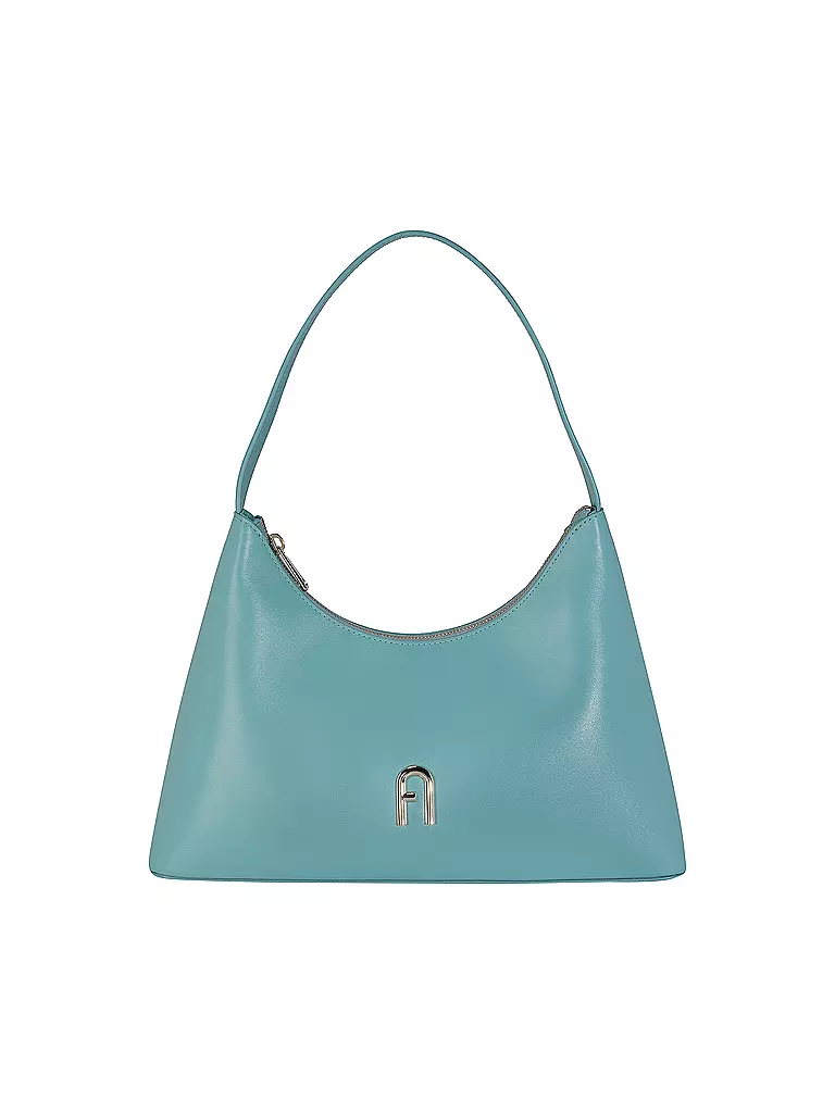 FURLA | Ledertasche - Umhängetasche DIAMNTE Small | hellblau