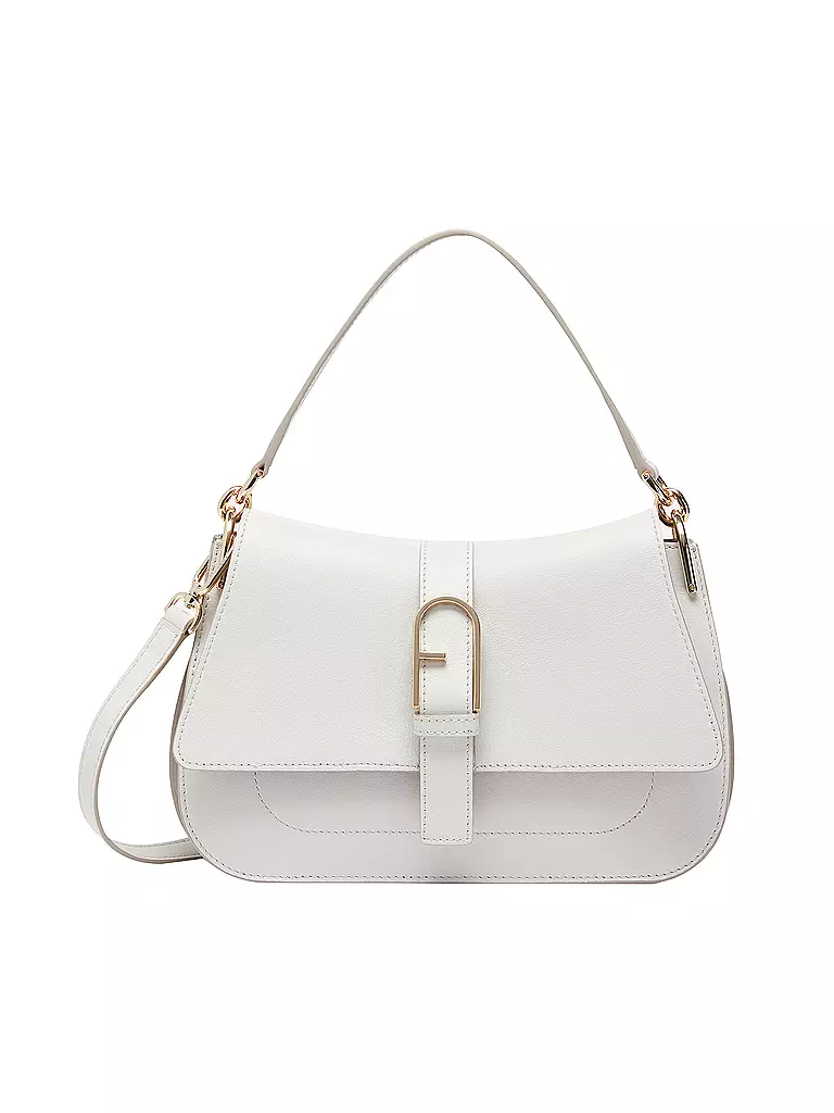 FURLA | Ledertasche - Umhängetasche FLOW Medium | creme