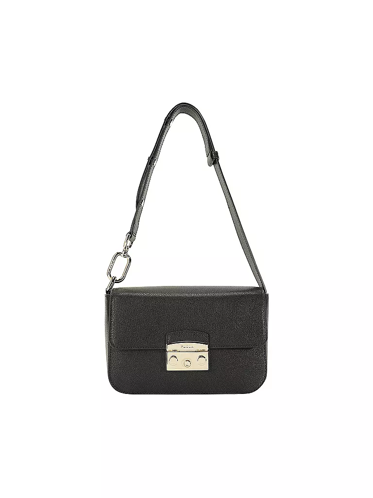 FURLA | Ledertasche - Umhängetasche METROPOLIS Small | schwarz