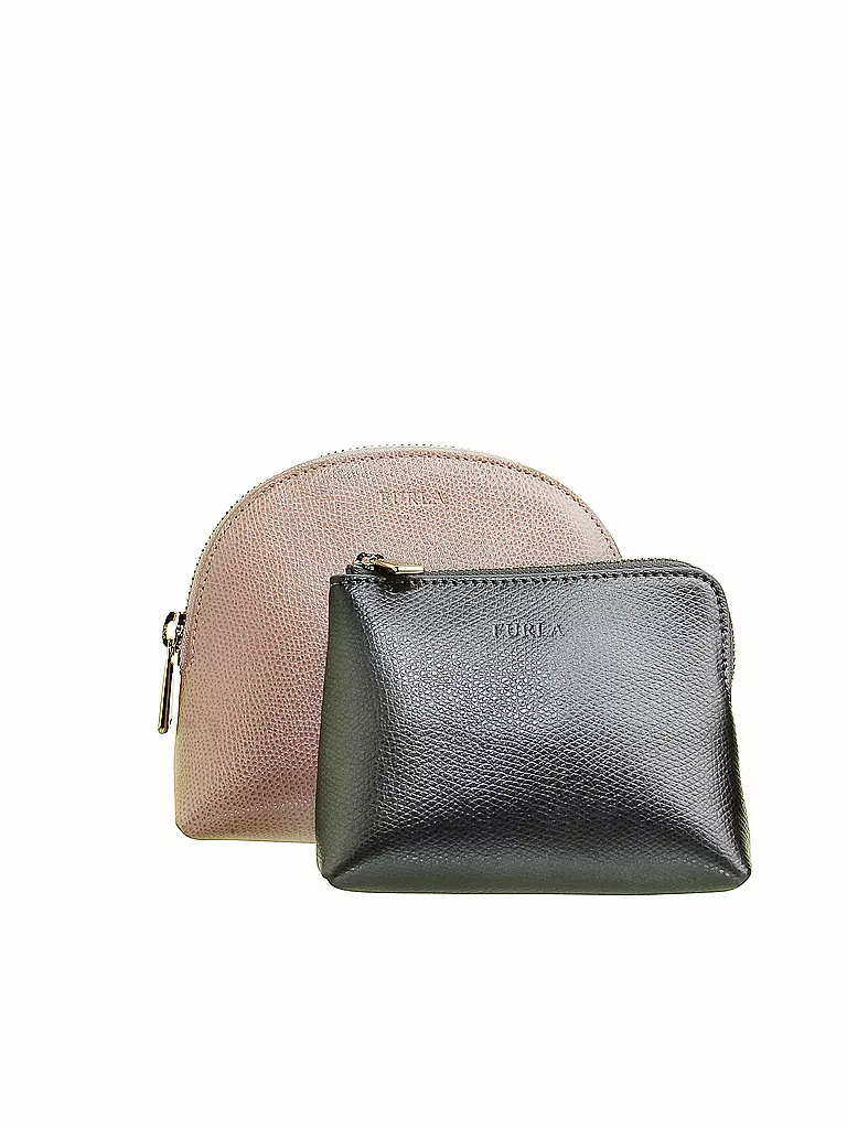 FURLA | Ledertasche inkl. Kosmetiktäschchen "Boheme" | schwarz