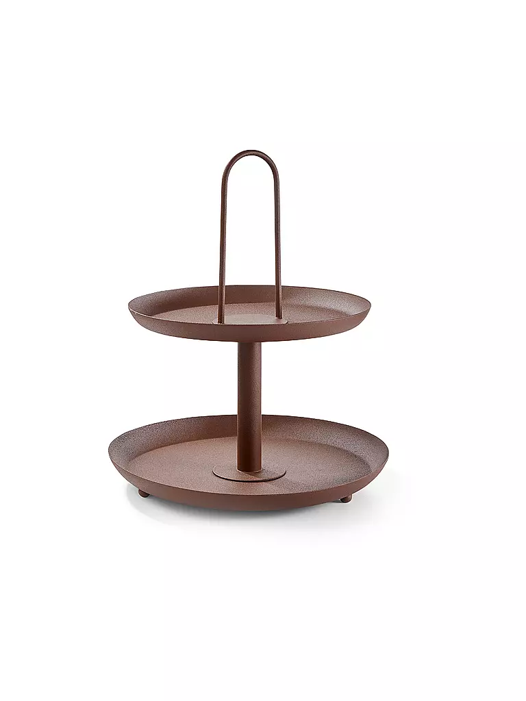 FYNCH HATTON | Etagere 2-stufig MANDAAZI Walnut | hellbraun