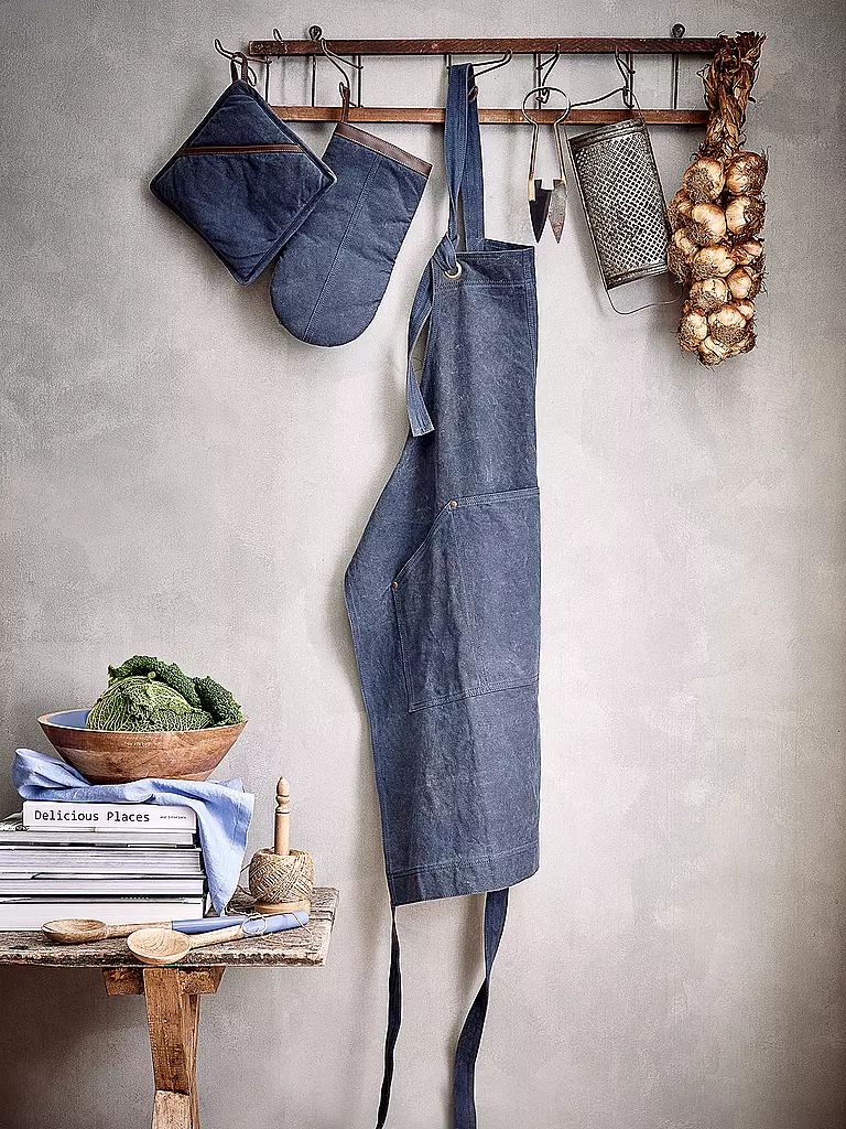 FYNCH HATTON | Grillschürze TAMBA Denim | dunkelblau