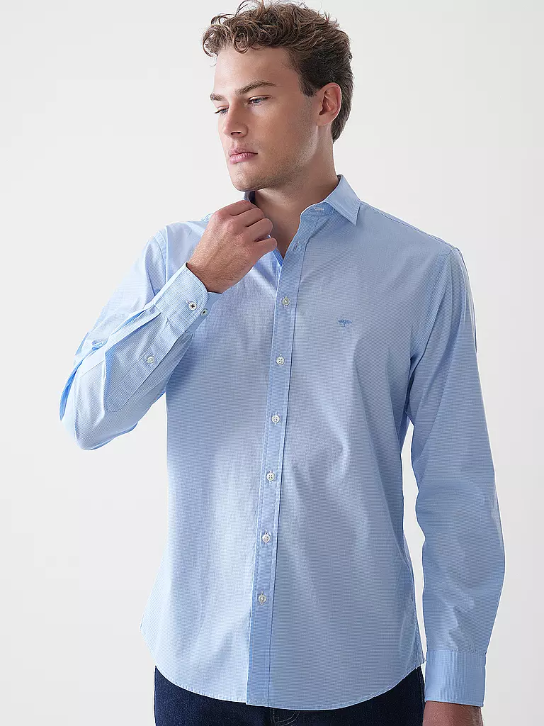 FYNCH HATTON | Hemd Casual Fit | dunkelblau