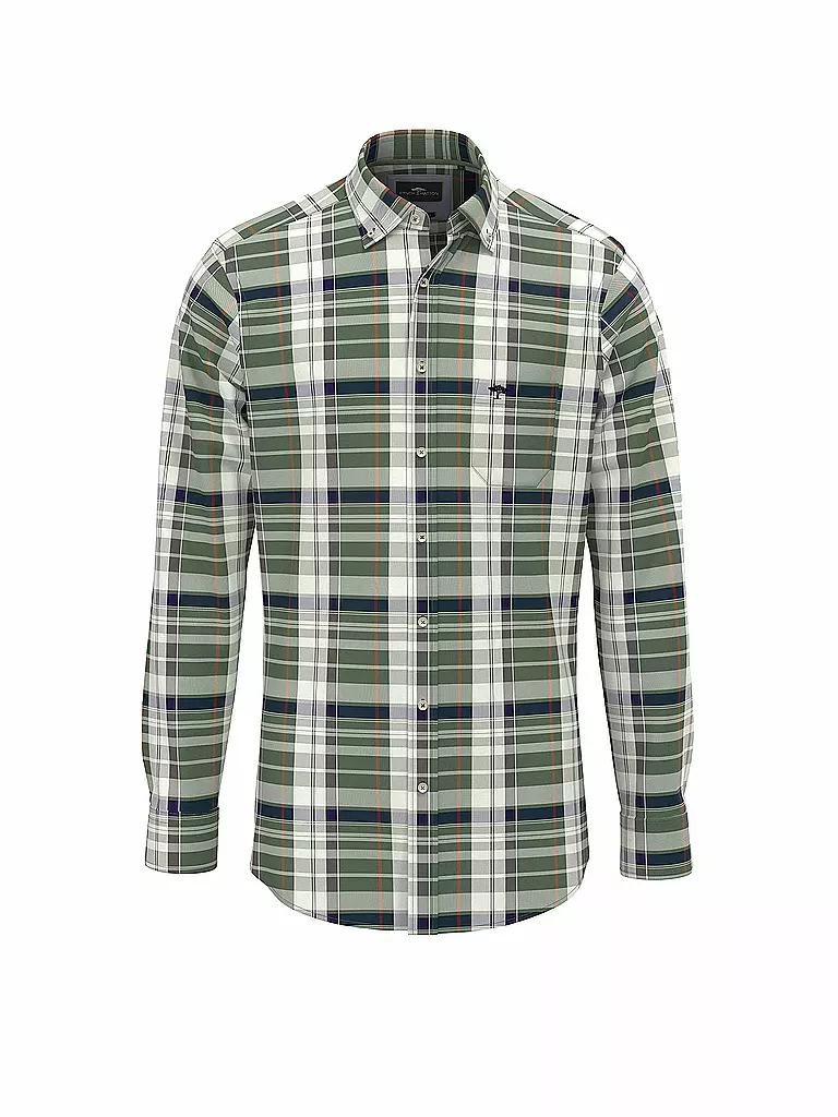 FYNCH HATTON | Hemd Causal Fit | grün