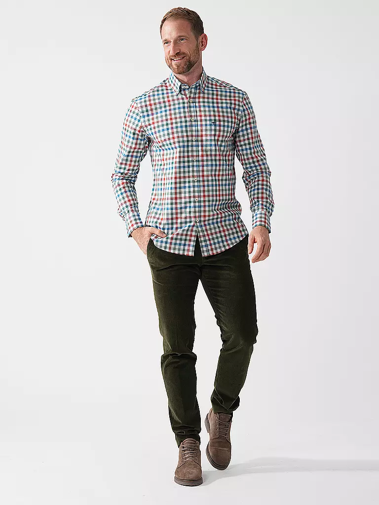 FYNCH HATTON | Hemd Regular Fit  | braun