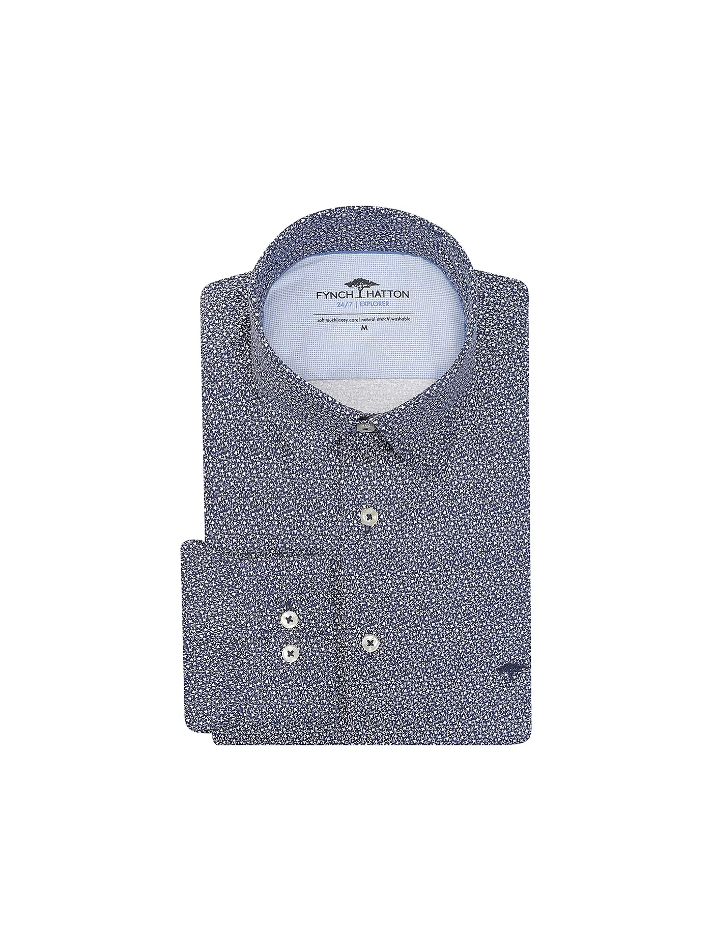 FYNCH HATTON | Jerseyhemd  | blau