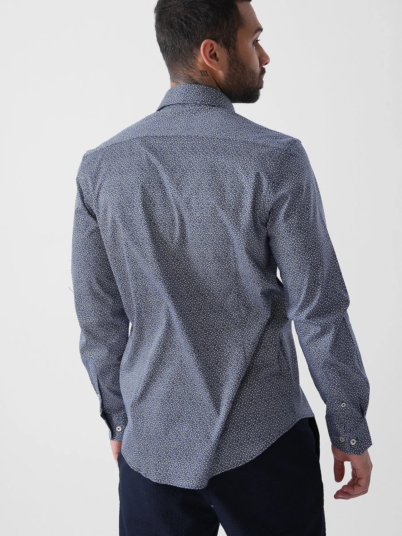 FYNCH HATTON | Jerseyhemd  | blau