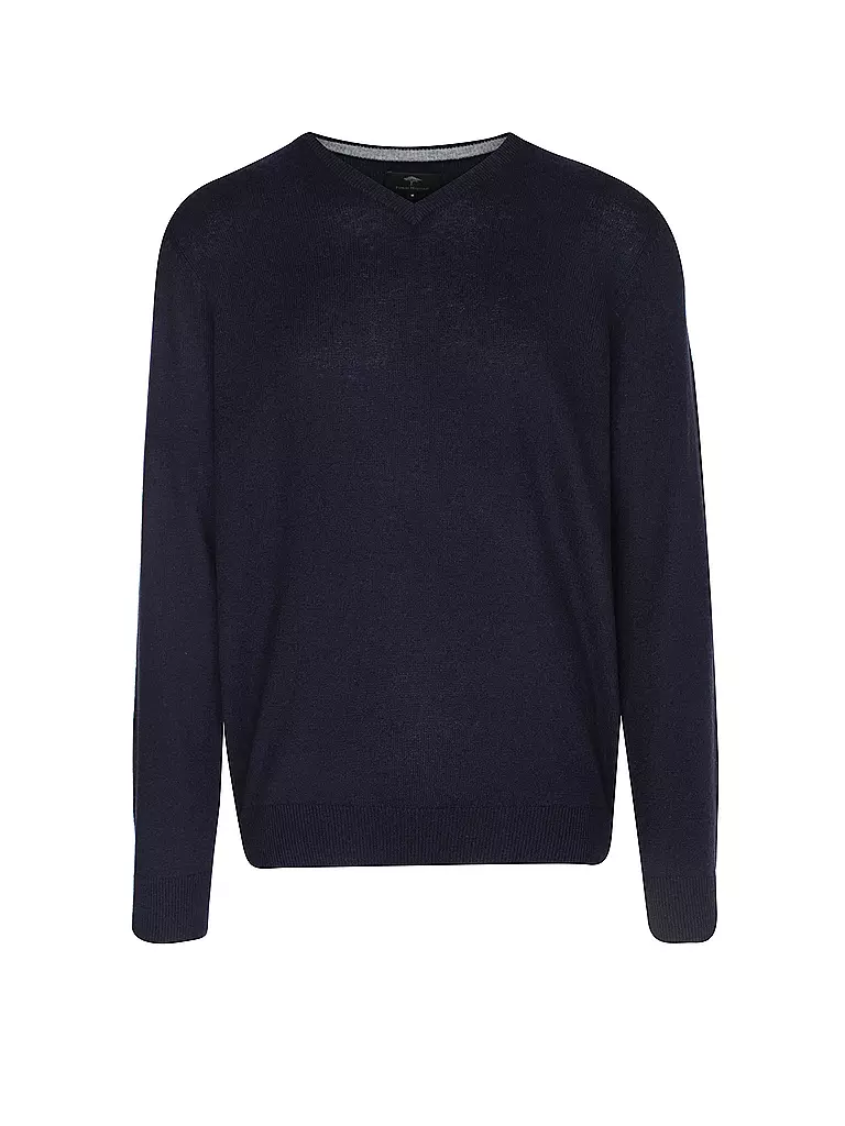 FYNCH HATTON | Kaschmirpullover  | dunkelblau