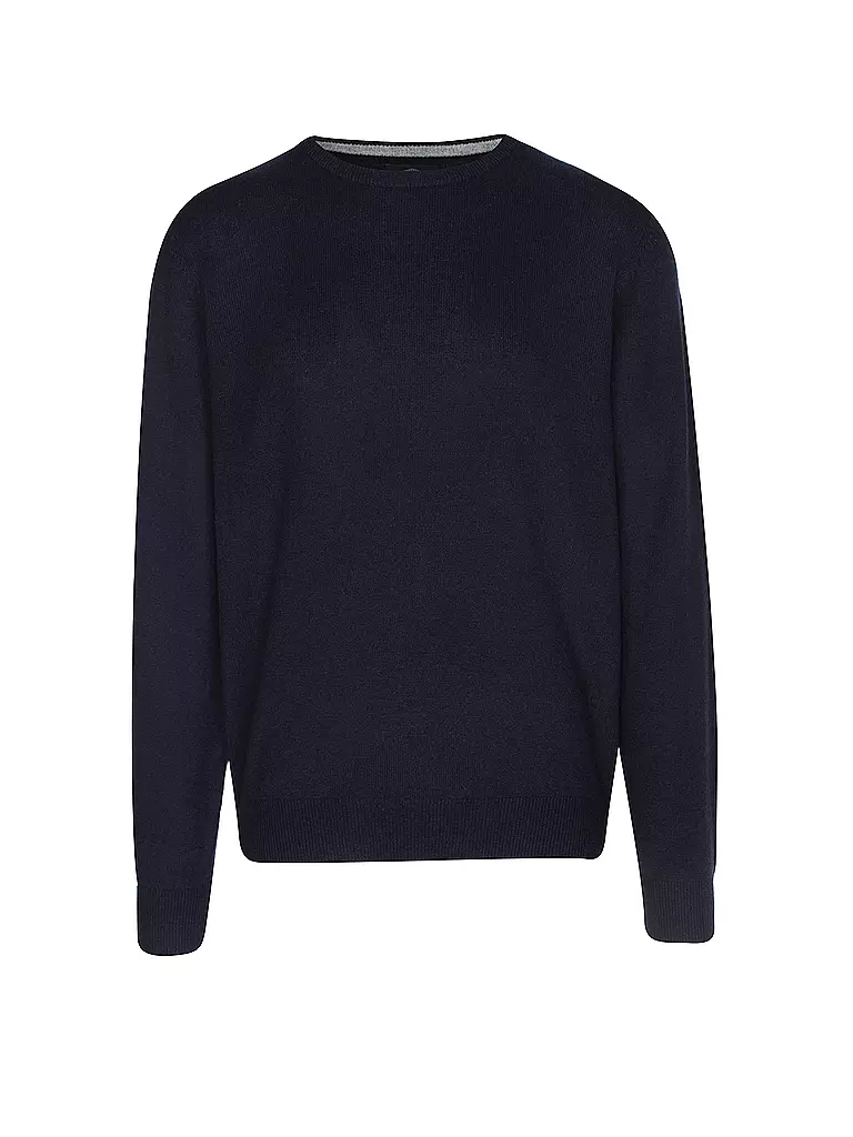 FYNCH HATTON | Kaschmirpullover  | dunkelblau