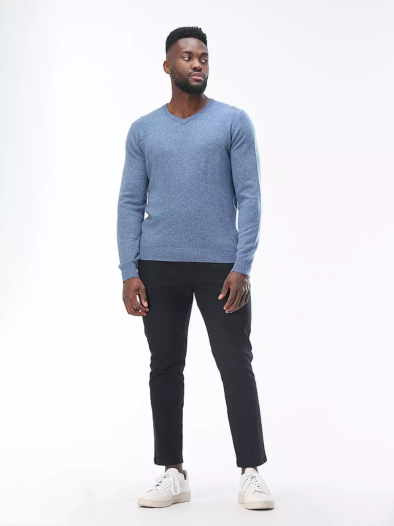 FYNCH HATTON | Kaschmirpullover  | blau