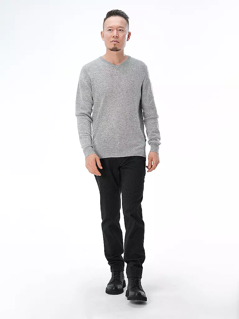 FYNCH HATTON | Kaschmirpullover  | grau
