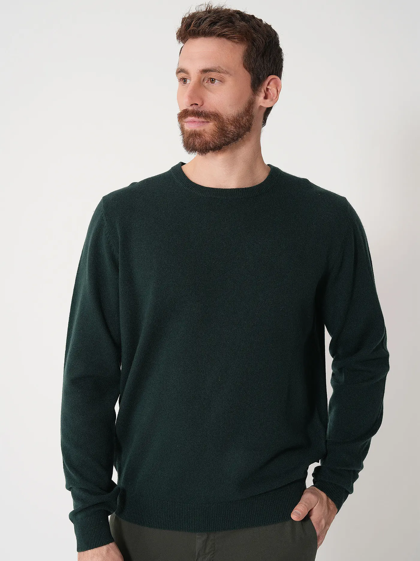 FYNCH HATTON | Kaschmirpullover | dunkelgrün