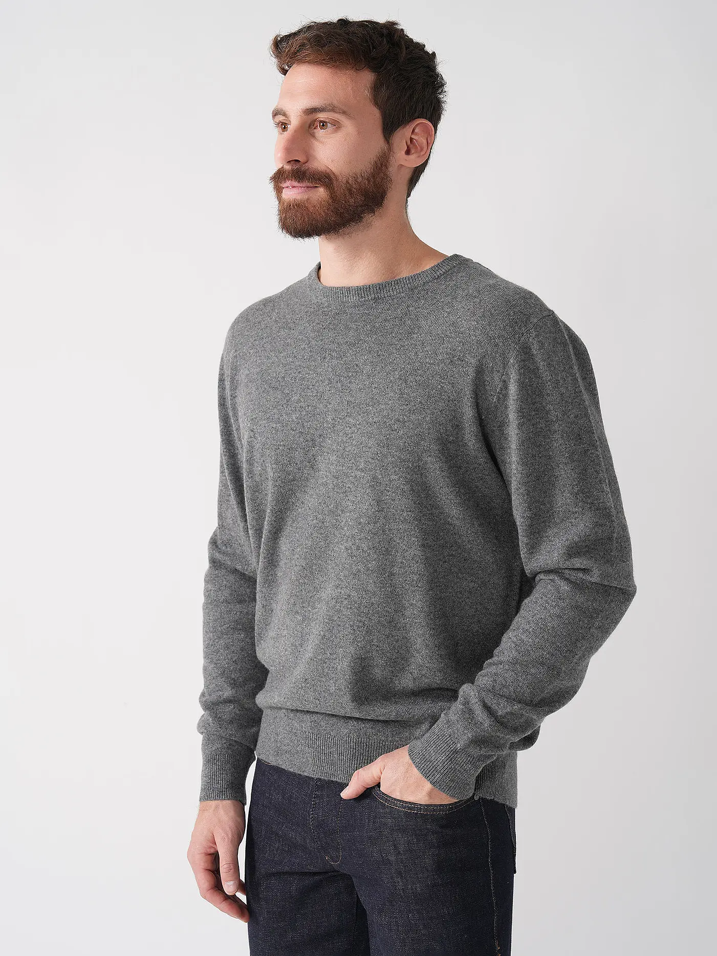 FYNCH HATTON | Kaschmirpullover | grau