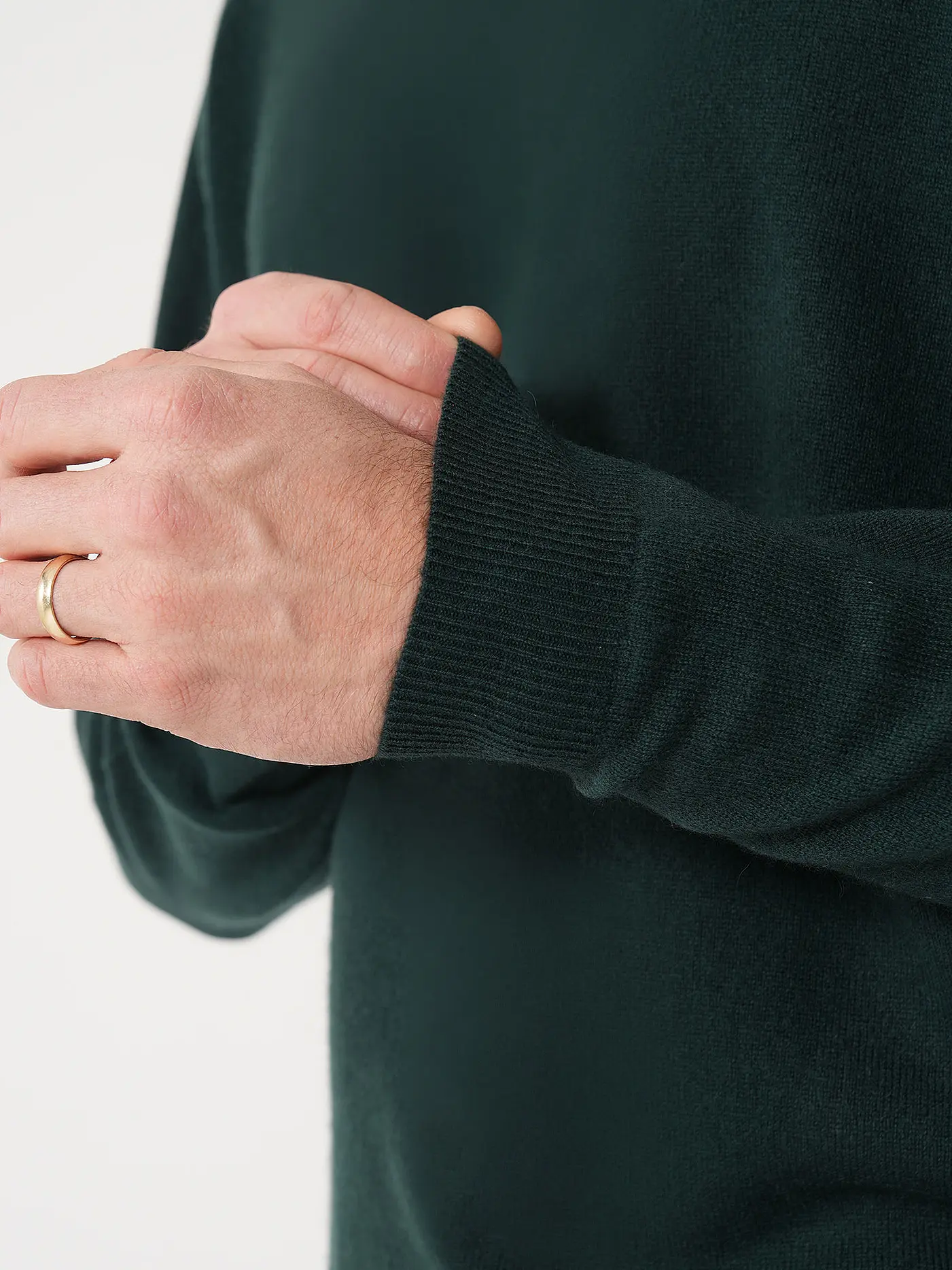 FYNCH HATTON | Kaschmirpullover | dunkelgrün
