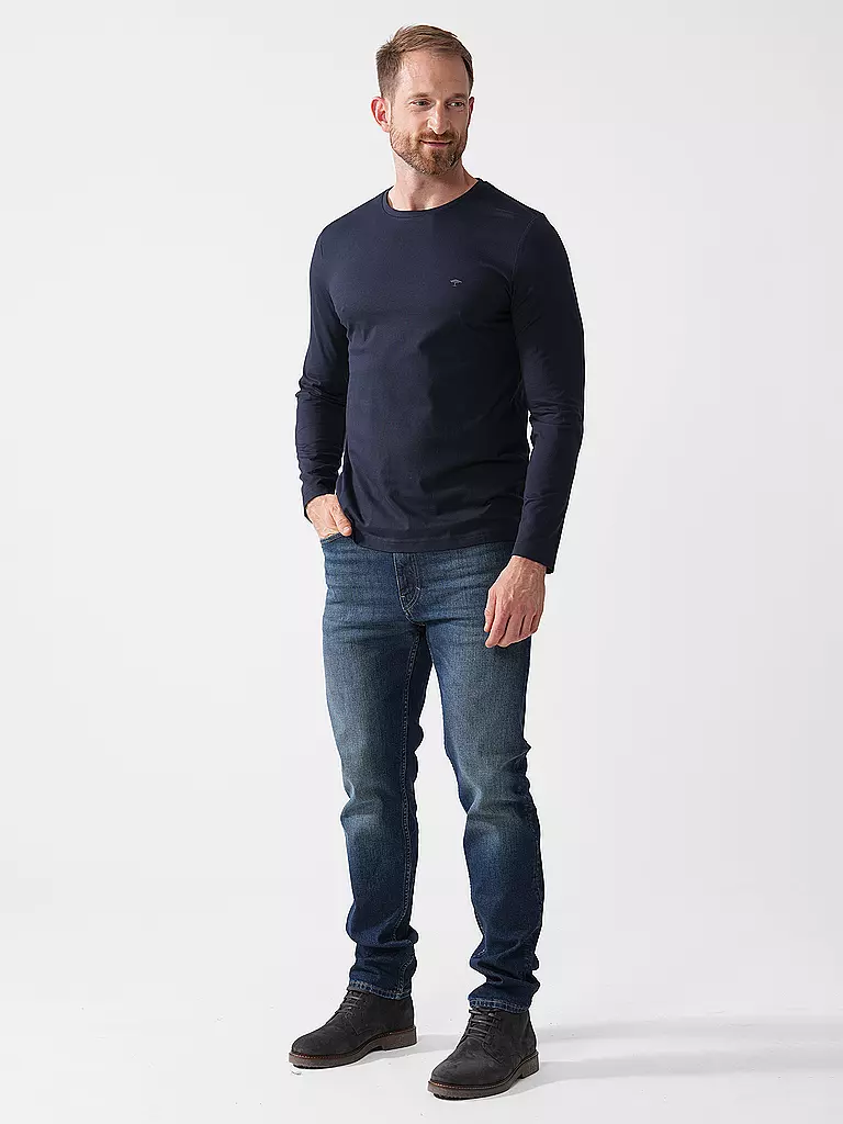 FYNCH HATTON | Langarmshirt  | dunkelblau