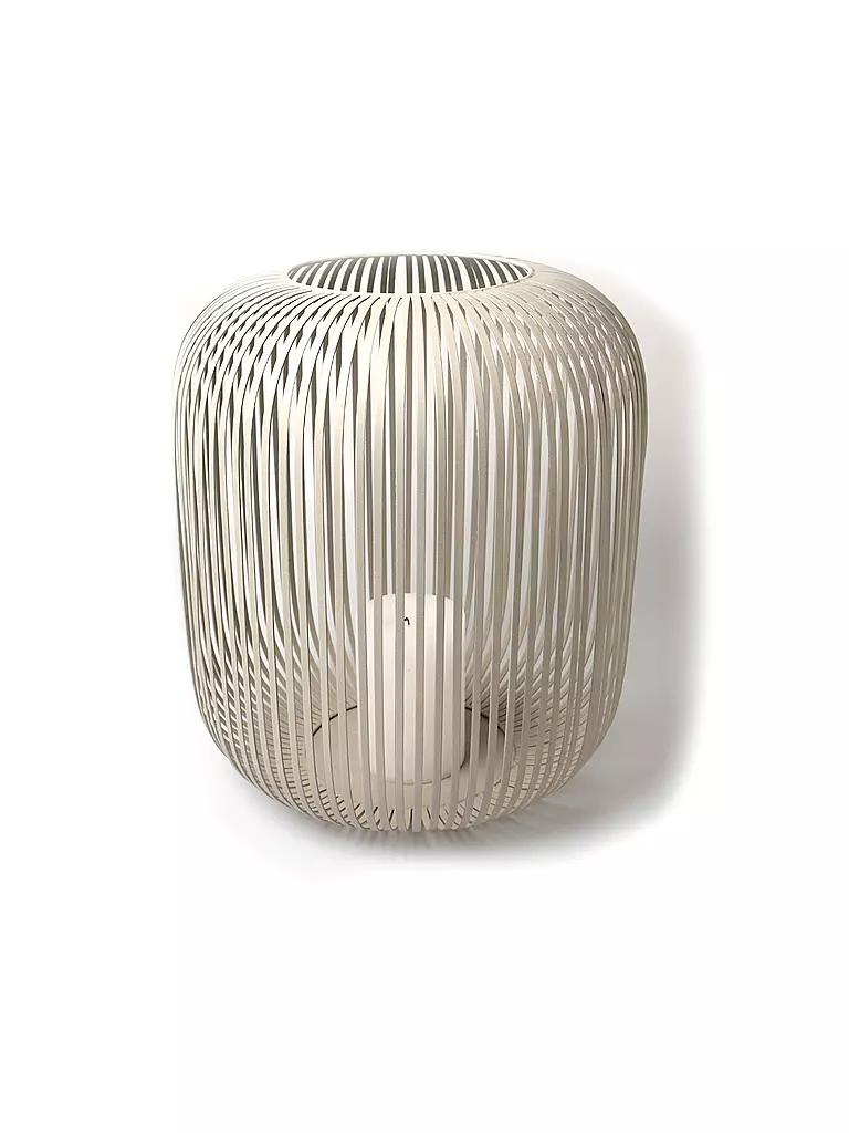 FYNCH HATTON | Laterne LIG Medium 35,5x30cm Elephant Grey | hellgrau