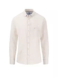 FYNCH HATTON | Leinenhemd Casual Fit | beige