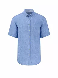 FYNCH HATTON | Leinenhemd Casual Fit | blau