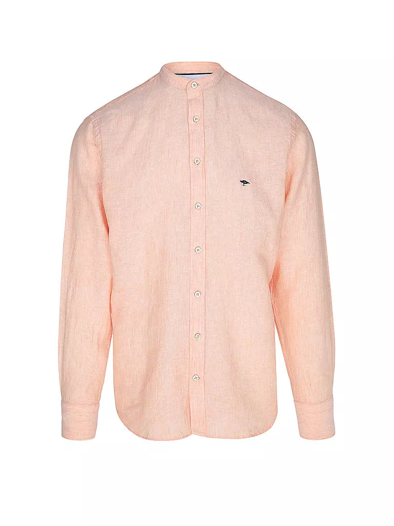 FYNCH HATTON | Leinenhemd Casual Fit | orange