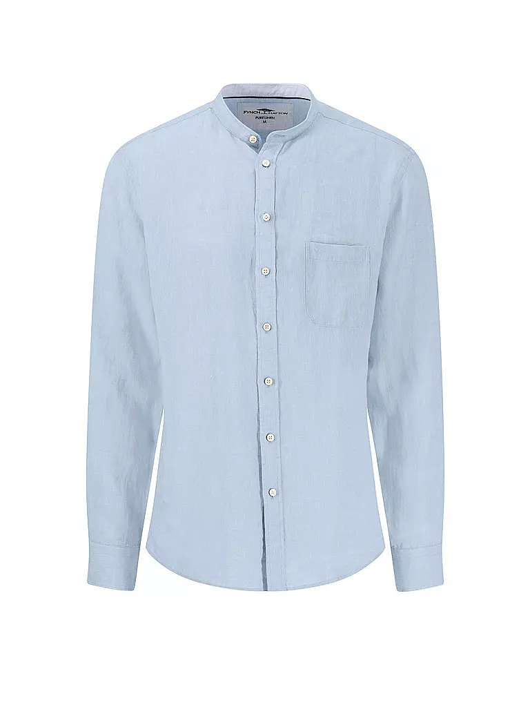 FYNCH HATTON | Leinenhemd Casual Fit | hellblau