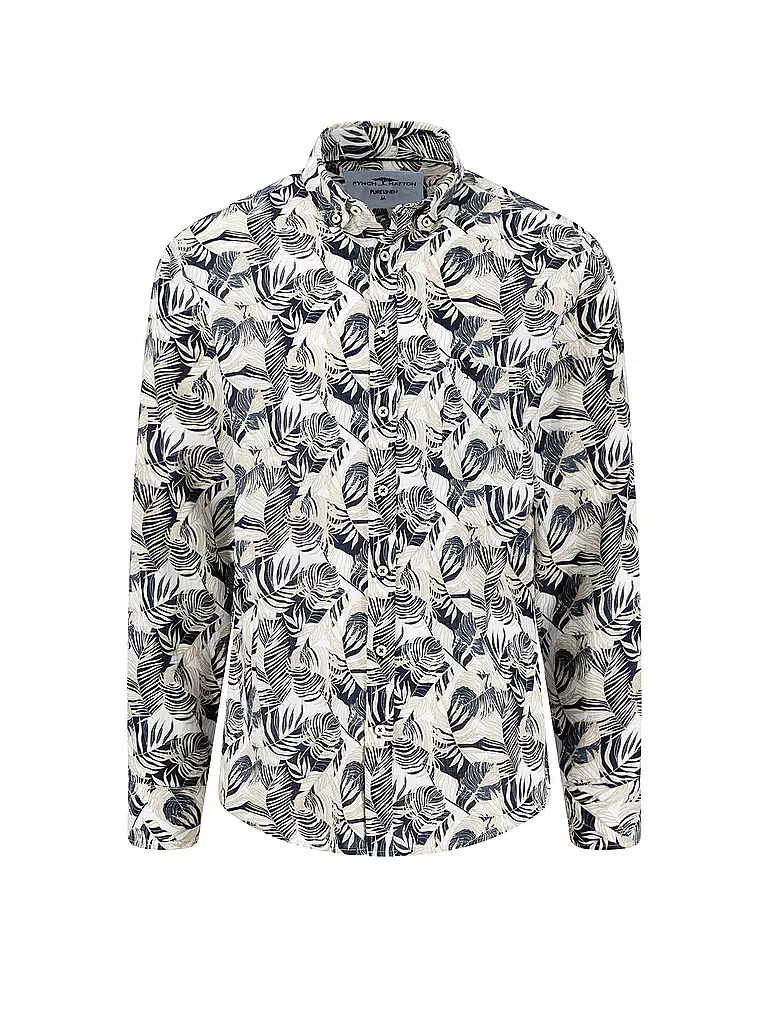FYNCH HATTON | Leinenhemd Casual Fit | beige