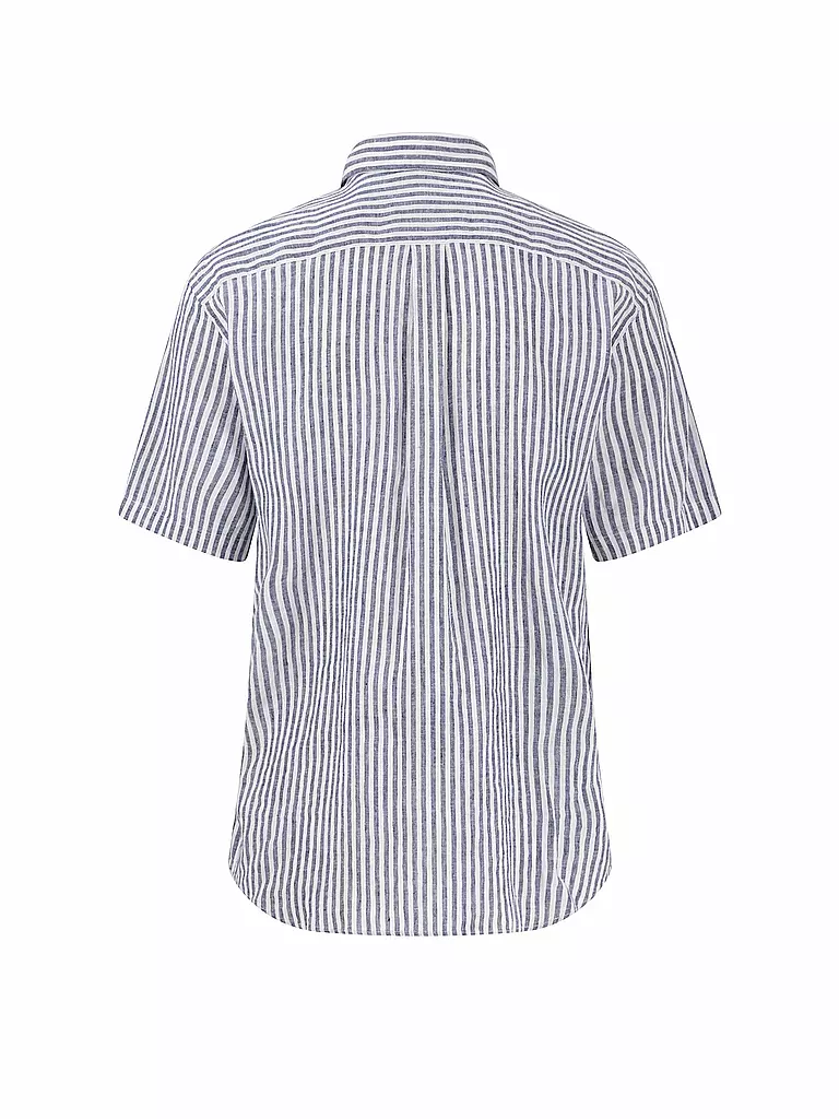 FYNCH HATTON | Leinenhemd Casual Fit | dunkelblau