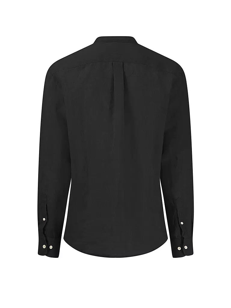 FYNCH HATTON | Leinenhemd Casual Fit | dunkelblau