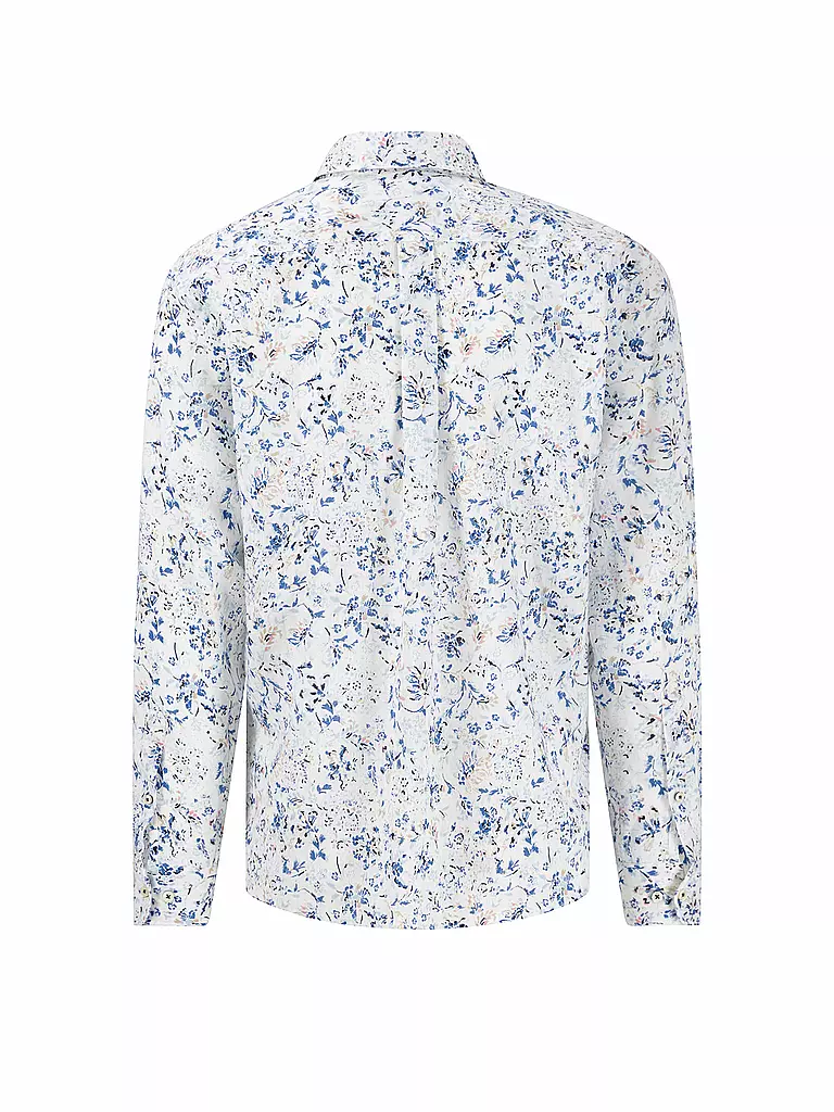 FYNCH HATTON | Leinenhemd Casual Fit | dunkelblau
