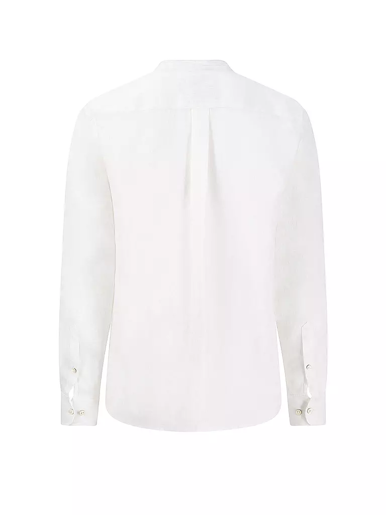 FYNCH HATTON | Leinenhemd Casual Fit | dunkelblau