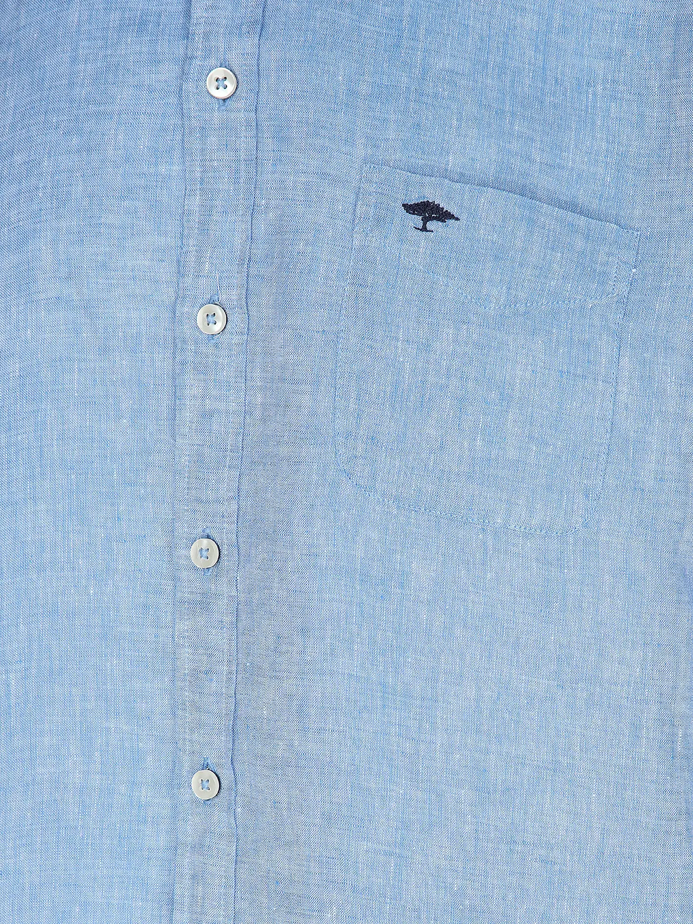 FYNCH HATTON | Leinenhemd Casual Fit | blau
