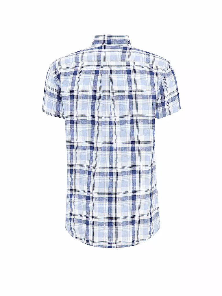 FYNCH HATTON | Leinenhemd Regular Fit  | hellblau