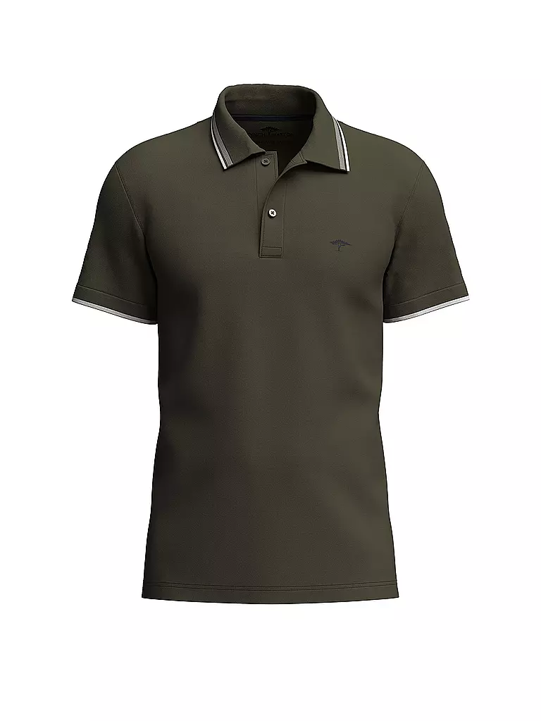 FYNCH HATTON | Poloshirt Casual Fit | olive