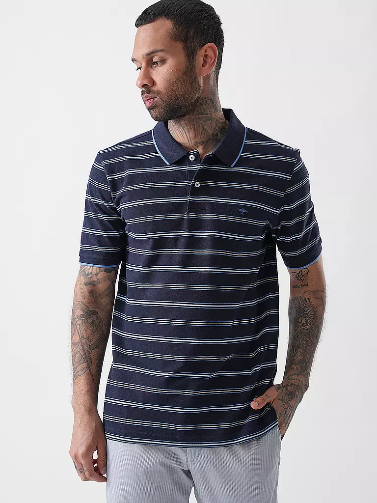 FYNCH HATTON | Poloshirt Casual Fit | dunkelblau